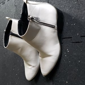 White booties